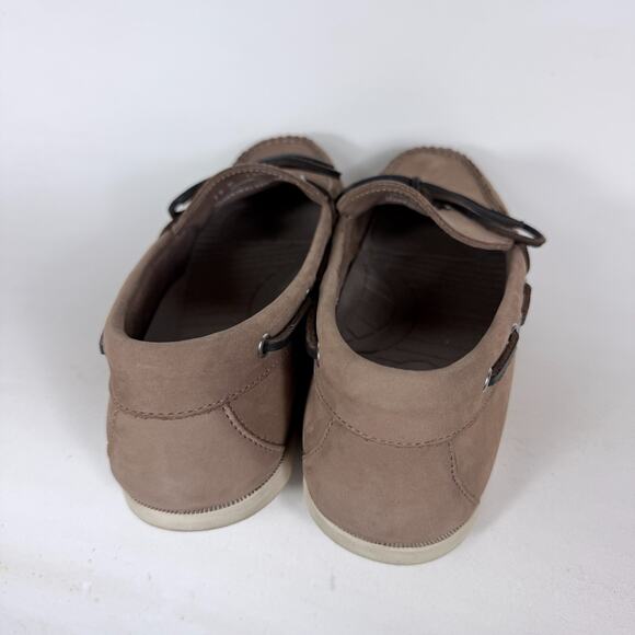 L.L.Bean Handsewn Camp Moccasins Men\'s 12 Brown Leather Comfort Slip-On Shoes main image 10
